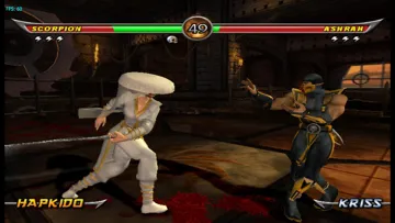 Mortal Kombat- Armageddon screen shot game playing